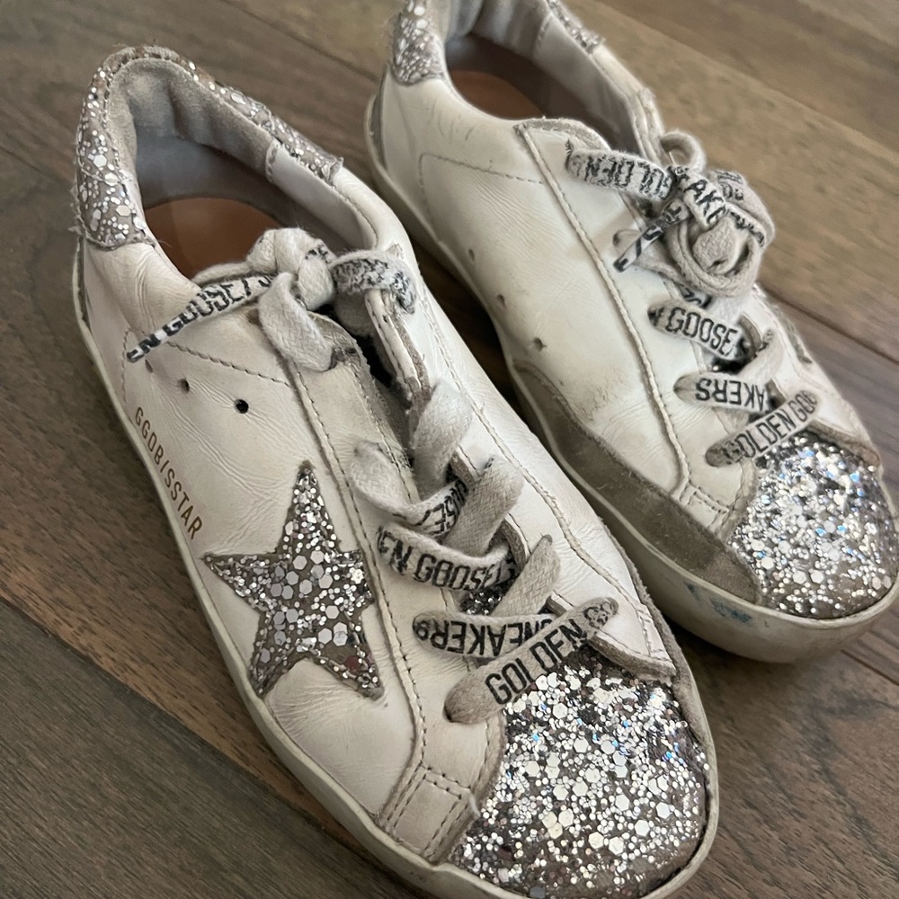 Golden goose glitter kids sneaker